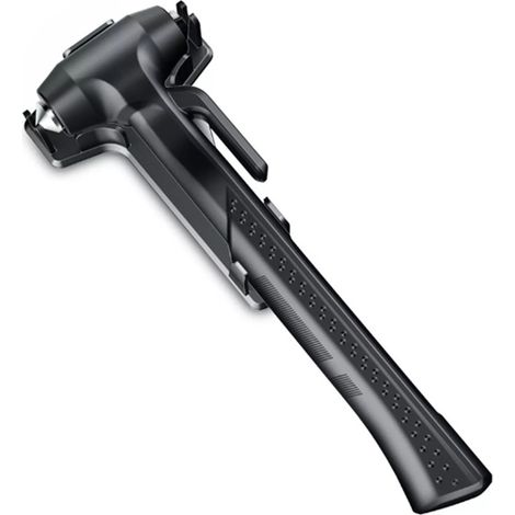 Martello di sicurezza per auto, martello di emergenza 3 in 1 con rompivetro e taglia cinture di sicurezza, strumento di emergenza nero. - AquaForge (1/4)