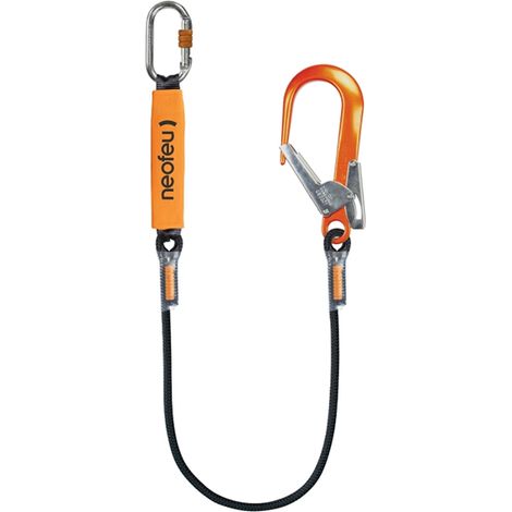 Longe simple en sangle 1.5m avec mousqueton Neofeu