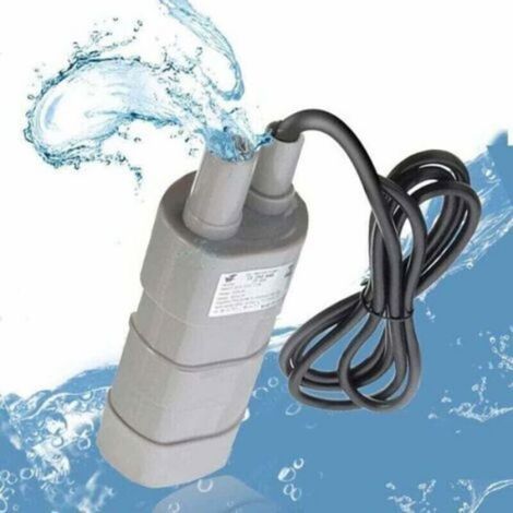 Submersible Pompe à Eau, Pompe immergée 12v,600L / H mini pompe a eau electrique pompe puit,pour camping-car, étang, aquarium, fon