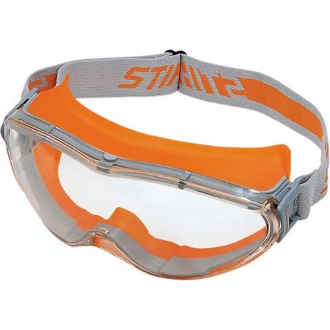 Occhiali di sicurezza STIHL ULTRASONIC antiappannamento con lenti intercambiabili EN 166 classe balistica B protezione laterale