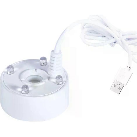 5V USB-Nebelmaschine mit LED-Beleuchtung, geeignet für Zimmerbrunnen, Gartenteiche und Wasser. (1/4)