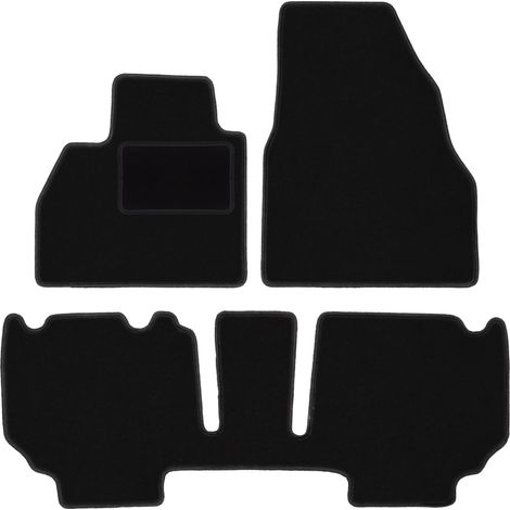 Tapis en velours noir pour : Renault Kangoo II combivan (2013-) (1/5)