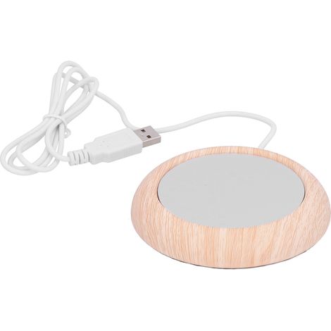 Sous-verre chauffant USB pour tasses, thés au lait et cafés. Chauffe-tasses sous vide, tapis de table, dessous de verre, napperon. (1/5)