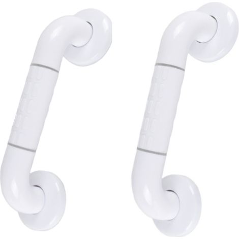 Barres d'appui de salle de bain 2 pièces 30 cm - Barre d'appui de douche pour personnes âgées, enfants et personnes handicapées, barre d'appui antidér (1/4)
