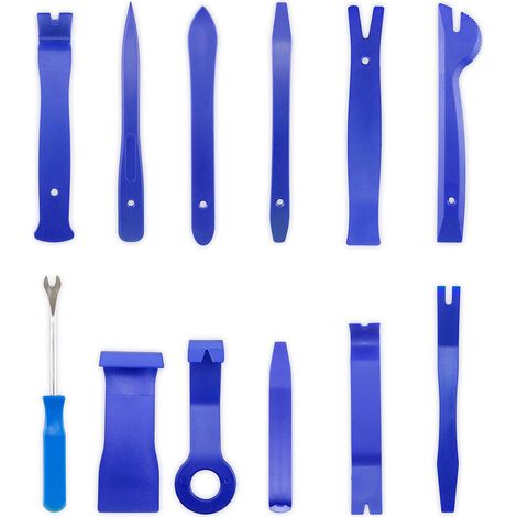 Kits de dépose de garniture automatique de 12 pcs, trousses à outils pour l'installation d'autoradio, kit de dépose (1/5)