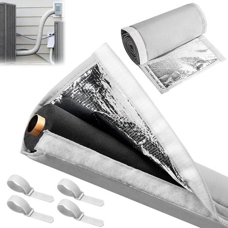 Gaine isolante 3 couches alu tuyau climatisation extérieur (1/5)