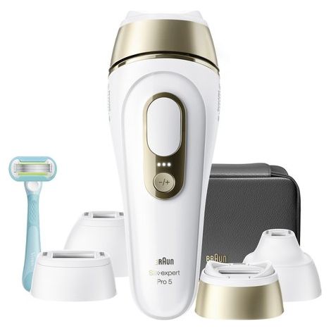 Braun Silk-expert Pro IPL PL5431 Luce pulsata intensa (IPL) Oro, Bianco