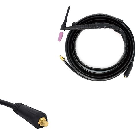Antorcha de soldadura TIG, control de flujo de gas ajustable, compatible con máquinas WP17V, antorcha TIG, WP17V (1/5)