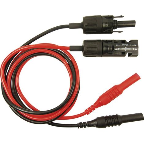 Cliff CIH7250 KIT puntali Spina MC, Presa MC Spina 4 mm 1.00 m Rosso, Nero 1 pz.