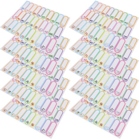 stickers self adhesive 10 sheets easily removable PVC (1/5)