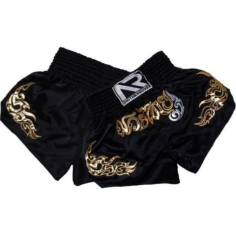 Anotherboxer Damen- und Kinder-MMA-Muay-Thai-Trainingsshorts aus atmungsaktivem Polyesterfasergemisch mit elastischem Bund (1/5)