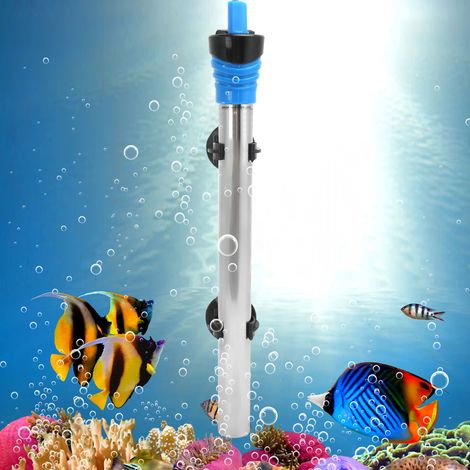 Résistance chauffante en acier inoxydable avec ventouse pour aquarium, température constante automatique, 220-240 V, 200 W (1/5)