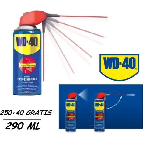 Spray multifunzione/Lubrificante/Sbloccante/Pulitore spray 250+40ml - WD-40