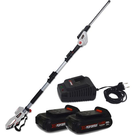 Scie à Ebrancher Taille Haies sur perche 20V - Xperformer XP2PSTH20LI - Portatif -  2 Batteries 2Ah et chargeur inclus
