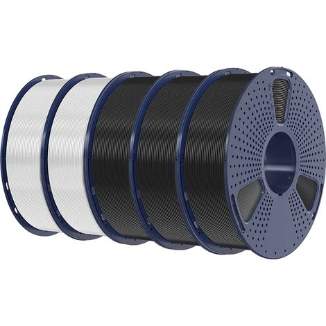 Filamento para impresora 3D, tecnología AntiString, alta resistencia, PLA META 3BK 2WT (1/2)