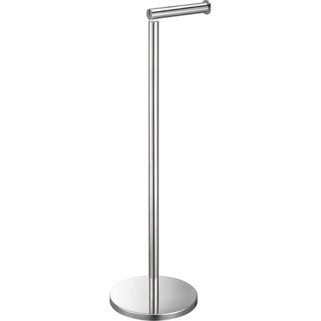 Support Papier Toilette - Porte Papier Toilette sur Pied - Acier Inoxydable Chromé - Salle de Bain - 1 Pièce (1/5)