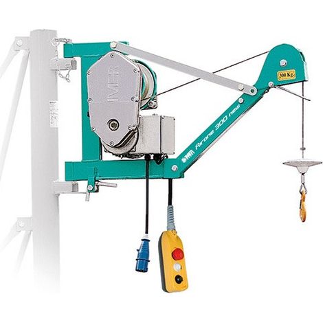 Imer - Elévateur 1,1kW portée 300Kg maxi. Hauteur 30m maxi. - AIRONE 300 N