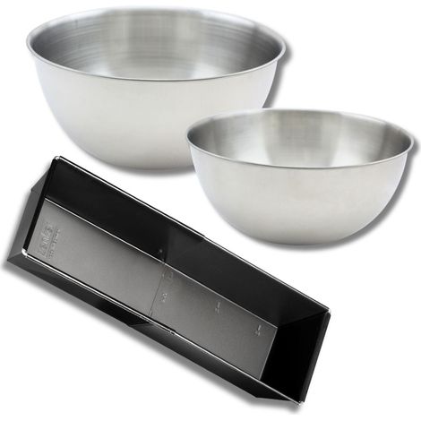 Lot comprenant 1 moule à cake extensible Zenker & 2 Bols à Mixer Fackelmann (1/5)