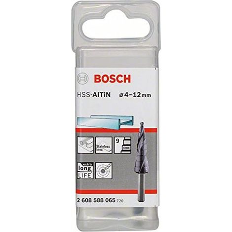 Punzonatrice a scalini HSS-AlTiN, 4 - 12 mm, 6 mm, 66,5 mm, 9 livelli (1/4)
