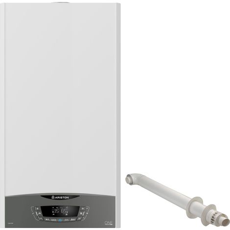 Ariston Clas ONE R 24 with Standard Horizontal Flue Kit - Regular Gas Boiler - Compact and Lightweight - with AUTO Function - Energy Class A