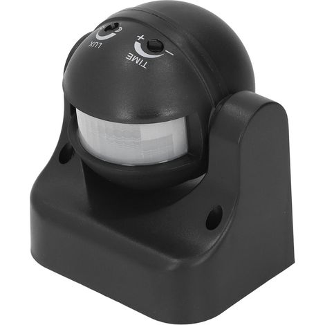 Détecteur de mouvement PIR imperméable sans rayonnement, boîtier ABS intelligent, interrupteur infrarouge 110-240V AC noir (1/5)