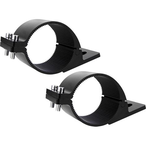 GDHZS-  2 Pièces Support de Montage de Lumière Travail, 3 pouces 76 mm - 81 mm, Ajustable Universelle Pince de Tube de Barre Fixation Support Barre Led pour Tout-terrain Voiture Camion Moto SUV (1/5)
