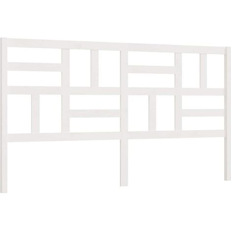 Maison Exclusive - Cabecero de cama madera maciza de pino blanco (1/5)