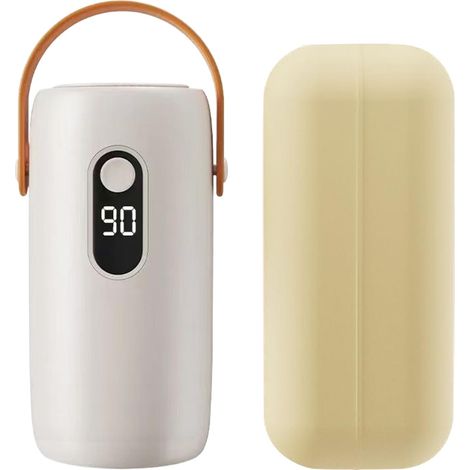 Défroisseur vapeur automatique, système de séchage à air chaud professionnel 200 W, réglages ajustables pour la maison, les résidences étudiantes, les voyages d'affaires, format compact (1/5)