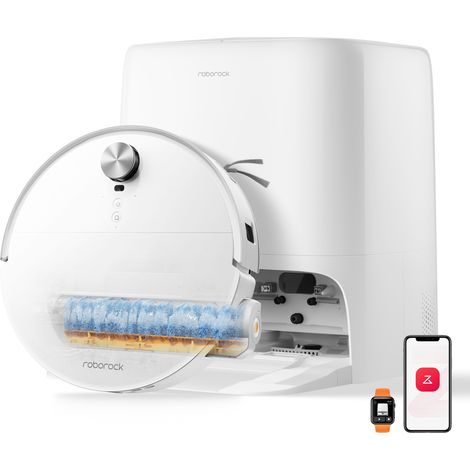 ROBOROCK Qrevo Edge 2 Flow Aspirateur Robot Laveur Ultra-Fin 8,98 cm, Aspiration 35000Pa, Système Autonettoyant SpiraFlow 2.0, Navigation LiDAR RetractSense, Anti-Enchevêtrement Poils (1/5)