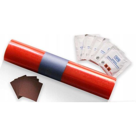 Kit de reparación de lona 220x32cm ROJO
