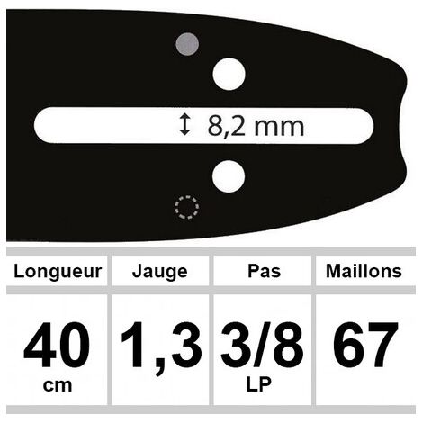 Motosierra Ozaki pro steel longitud 40 cm paso 0,325