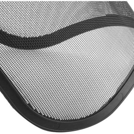 Casque de sécurité forestier avec visière grillagée intégrale pour débroussailleuse et travaux forestiers