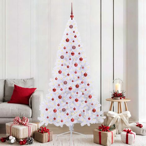 Teenpull – Künstlicher Weihnachtsbaum Weiß 210 cm PVC und Stahl (1/5)