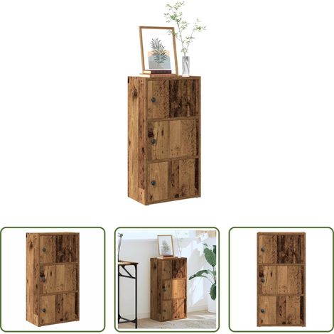 Bücherregal Altholz -  Bücherregal Altholz-Optik 40x24x77 cm Holzwerkstoff (1/5)
