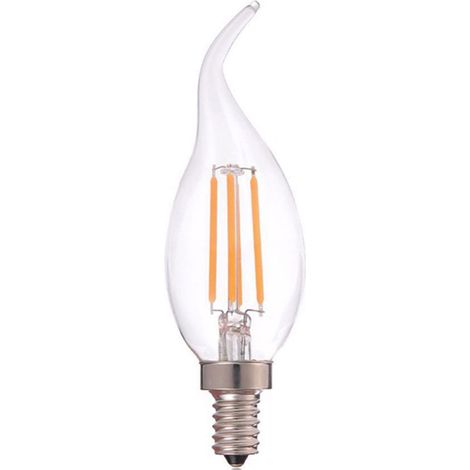 Lampadine LED E14 4W 3000K altissima qualità Candela Sfera  vento Vintage  STI (1/2)