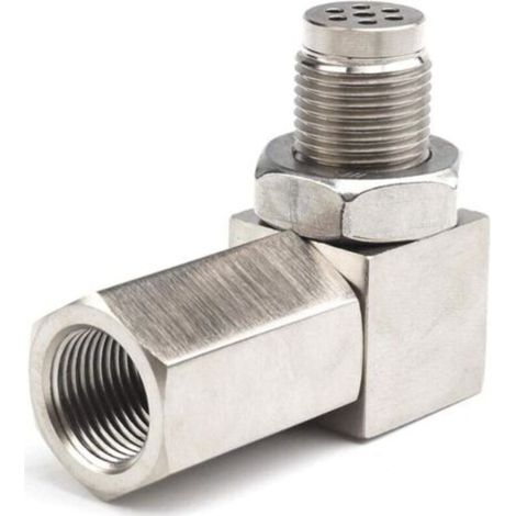 Adattatore angolare a 90° per sonda lambda, filettatura M18×1.5, prolunga per sonda lambda per sistema di scarico automobilistico