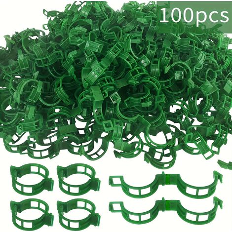 Tuteurs en plastique pour tomates, vignes et légumes - paquet de 100 (1/5)