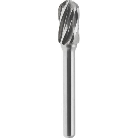 Lima rotativa hm cilindrica alluminio punta sferica 8x20 mm gambo 6 Fervi c08al6