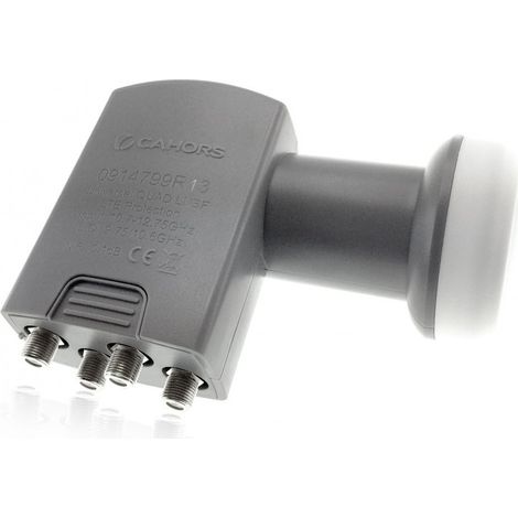 LNB Quad - Visiosat - Cahors - 40mm - 0,1dB - 4K HD & 3D Ready