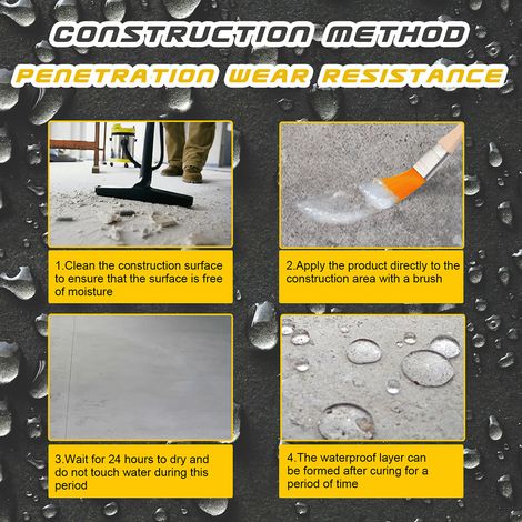 Mastic d'étanchéité liquide en caoutchouc pour réparation de fuites sur de multiples surfaces, revêtement intérieur et extérieur (1/4)