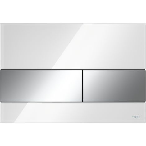 TECEsquare WC-Betätigungsplatte Glas für Zweimengentechnik,