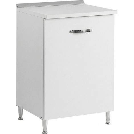Mobile Linea Azzurra Cucine Componibili L.60 P.50 H.85. 1 Bianco