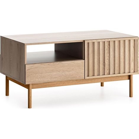 AX LIVING Wohnzimmer Tisch Santarco ST – 106 cm breit, Eiche Cremona