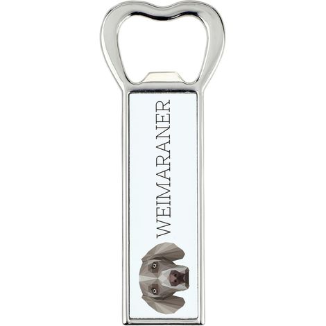 Weimaraner - abridor de botellas con foto e inscripción para cerveza Art-Dog (1/5)