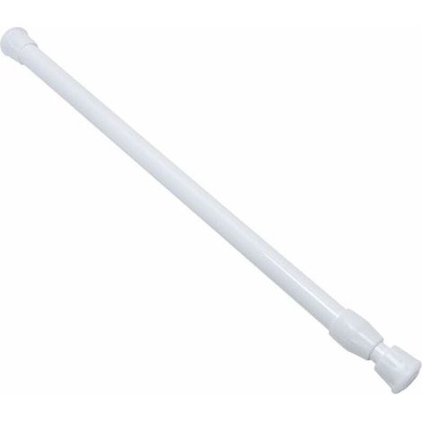 Barra telescópica de hierro para cortina de ducha, ajustable de 100 a 180 cm, ligera y resistente, sin marca ideal para el baño y el armario.