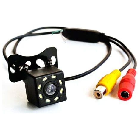 HD CCD 8 LED Rückfahrkamera 170° Nachtsicht Mini 12V DC Rückfahrkamera (vorne oder hinten)