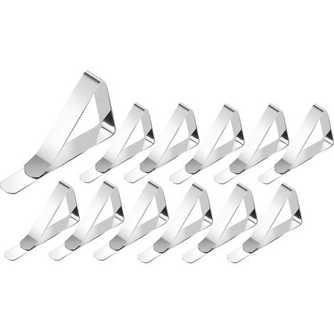 Pinces à linge / Supports à linge - Pinces métalliques - Lot de 12 (1/5)