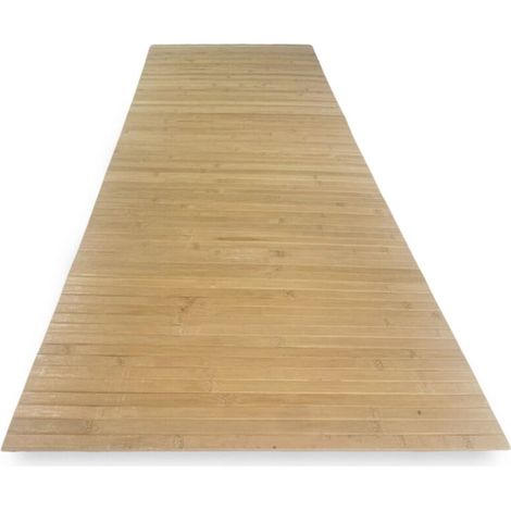 Tapis de cuisine en bambou antidérapant – Couleur miel naturel – Dimensions 50x75 cm – Facile à nettoyer avec chiffon humide (1/5)