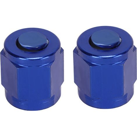 Embout évasé femelle AN4 en alliage d'aluminium, 2 pièces, anti-fuite, écrou de Tube de carburant, bloc de tuyau, raccord adaptateur (1/5)