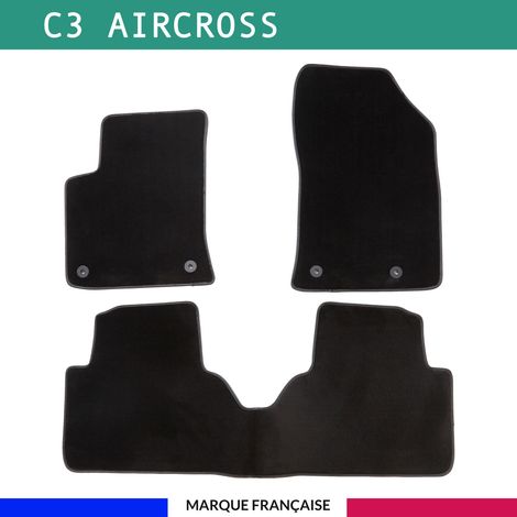 Tapis de voiture - Sur Mesure pour C3 AIRCROSS (dès 2017) - 3 pièces - Tapis de sol antidérapant pour automobile (1/4)